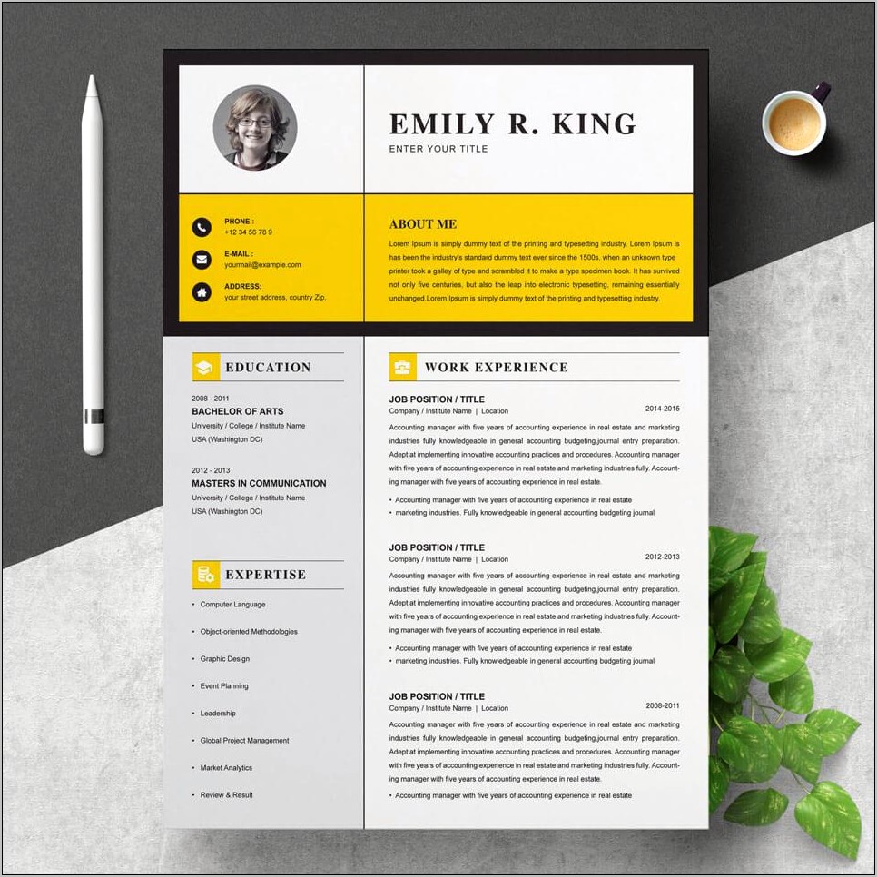Feeral Resume Templates For Mac Pages