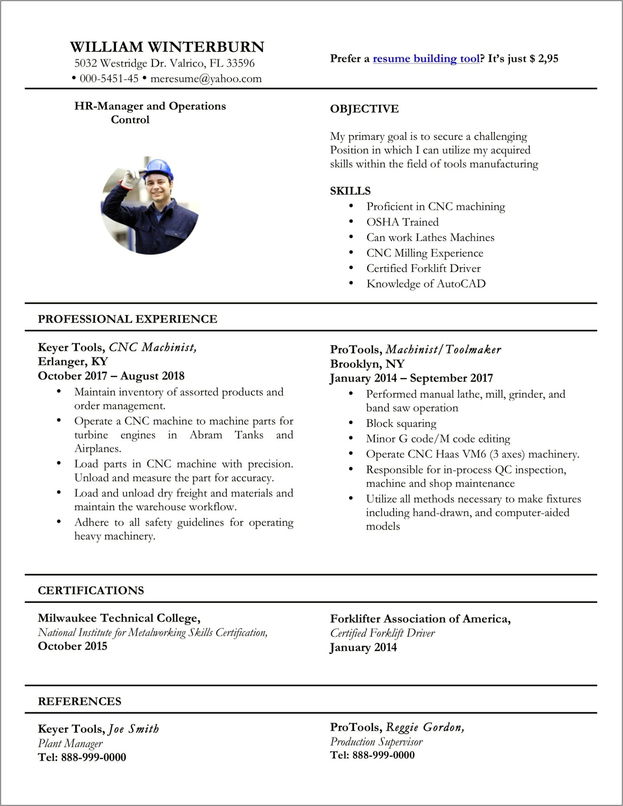 Fire And Safety Resume Free Download