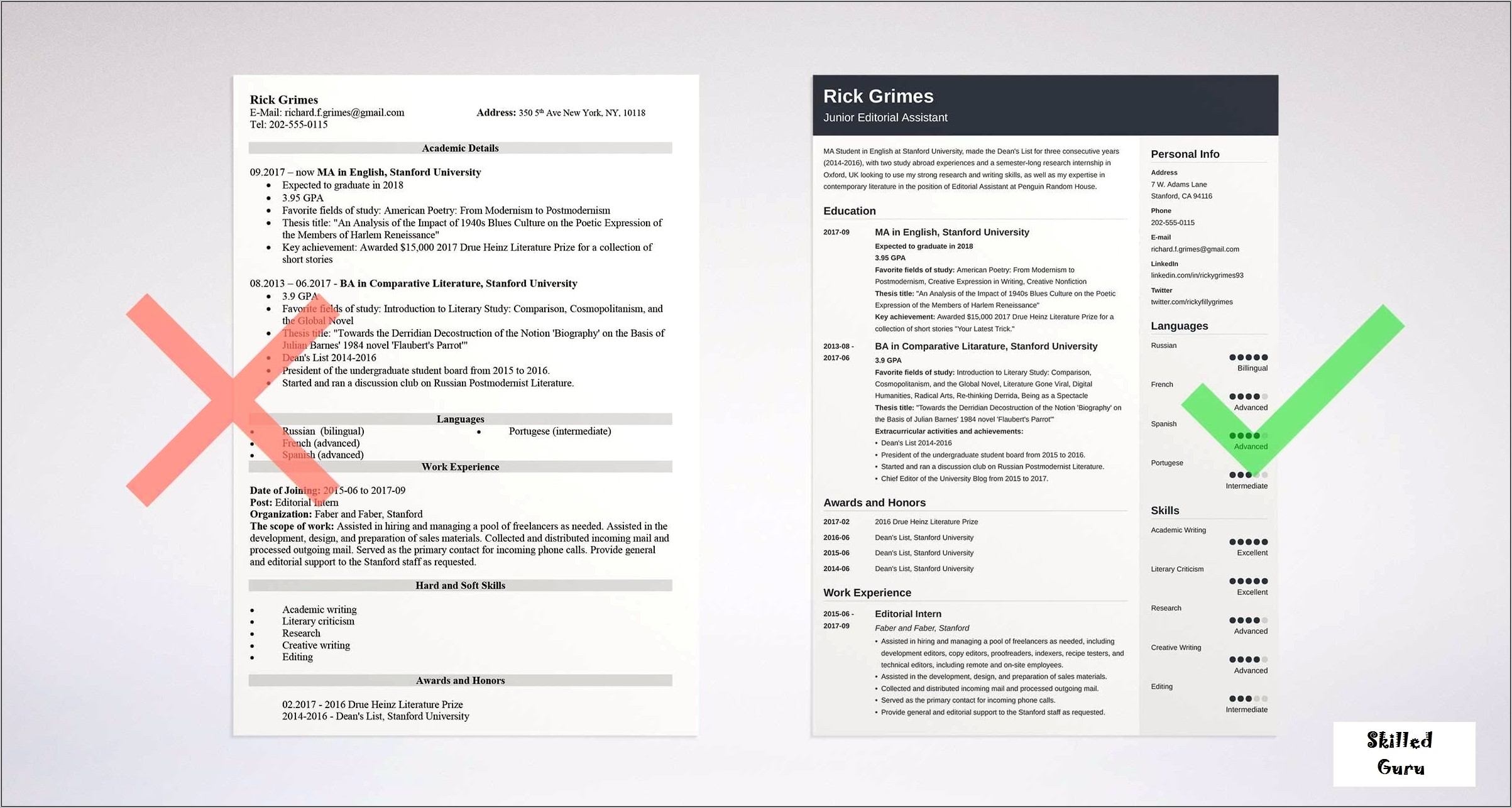 First Job Entry Level Resume Templates