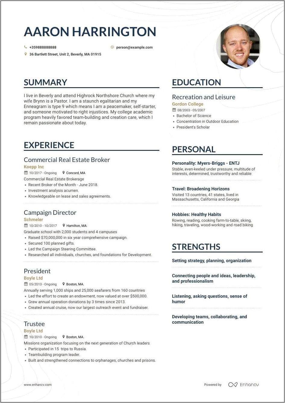 First Time Real Estate Agent Resume Example