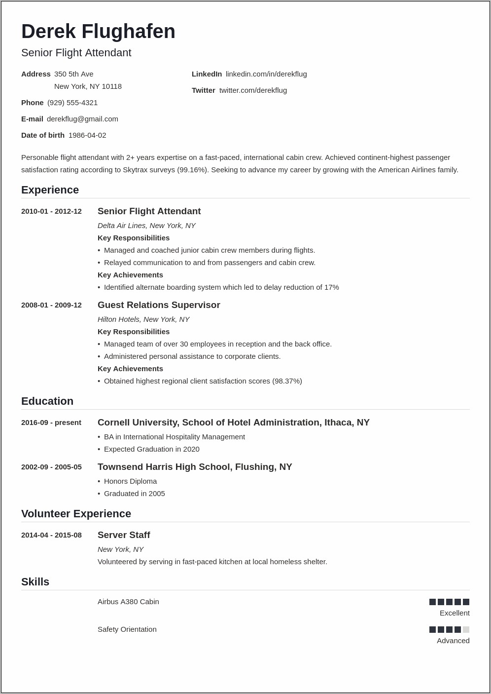 First Time Resume With No Experience Sample Philippines