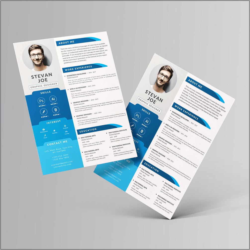 Free Creative Resume Templates For Freshers