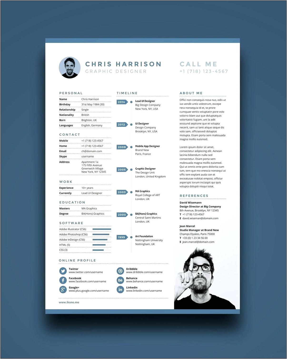 Free Creative Resume Templates For Openoffice