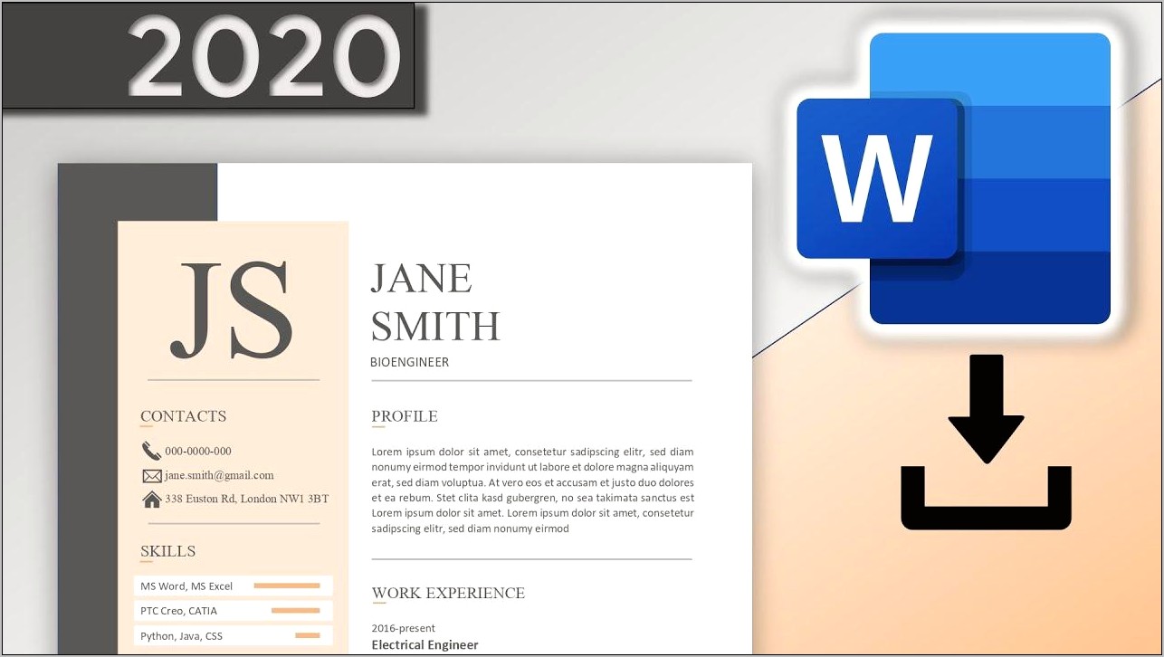 Free Download Resume Templates For Microsoft Word 2013