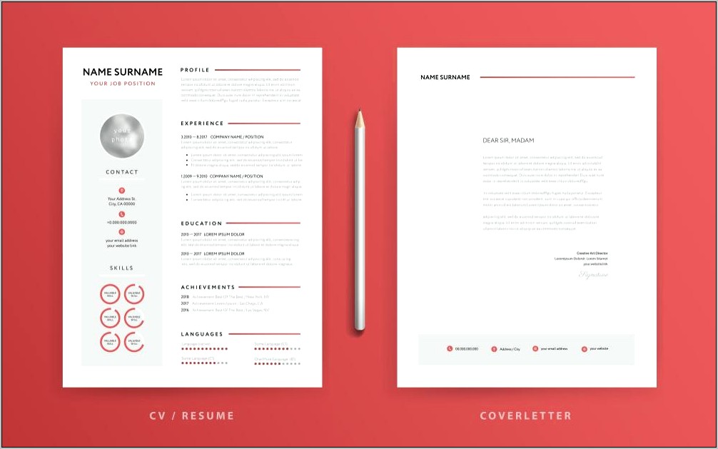 Free Download Resume Templates With Photo