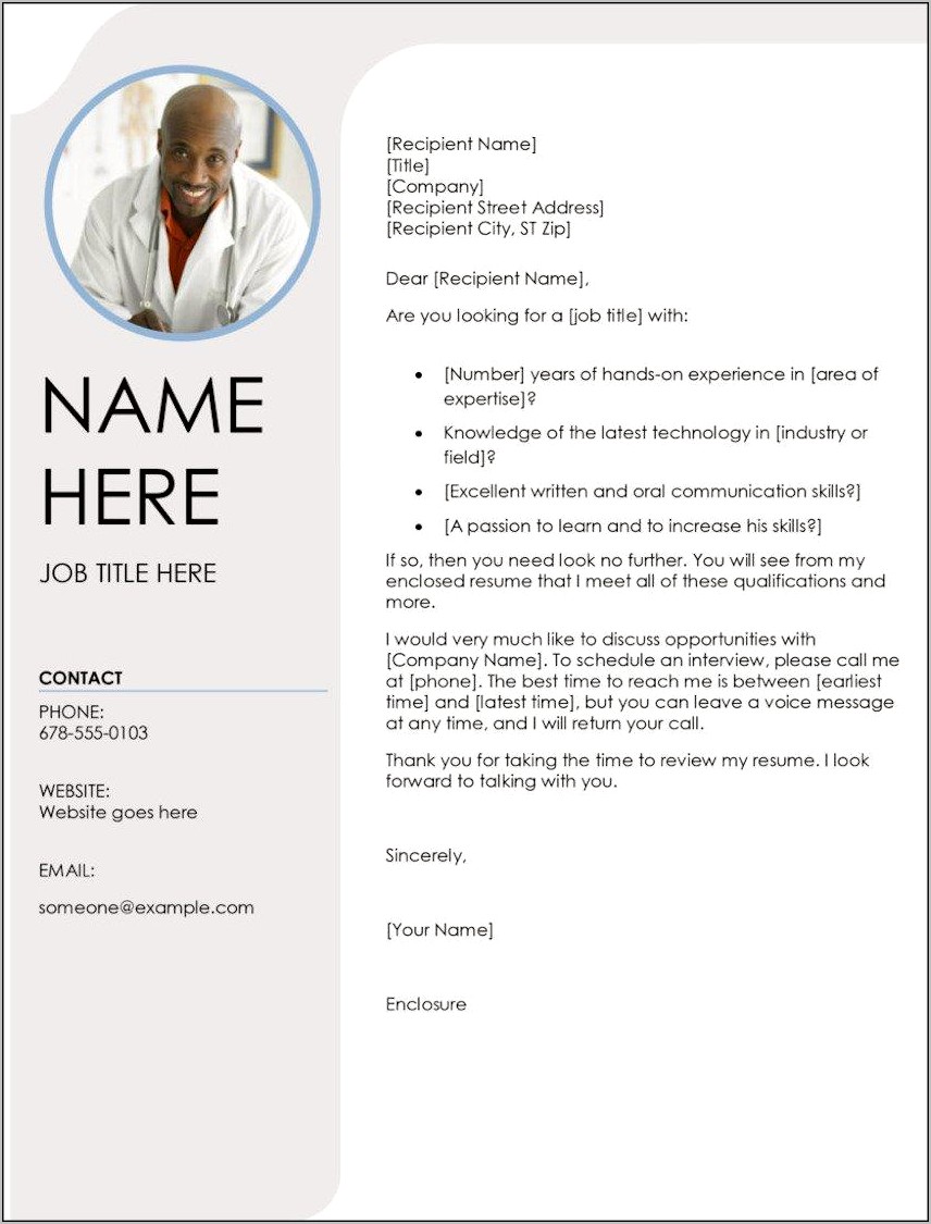 Free Downloadable Resume Cover Letters
