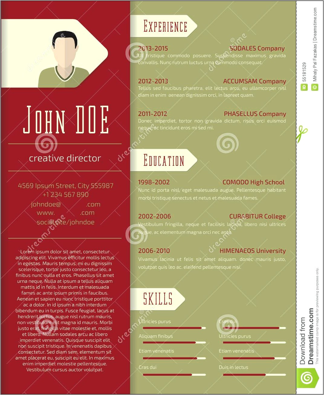 Free High School Resume Template Download