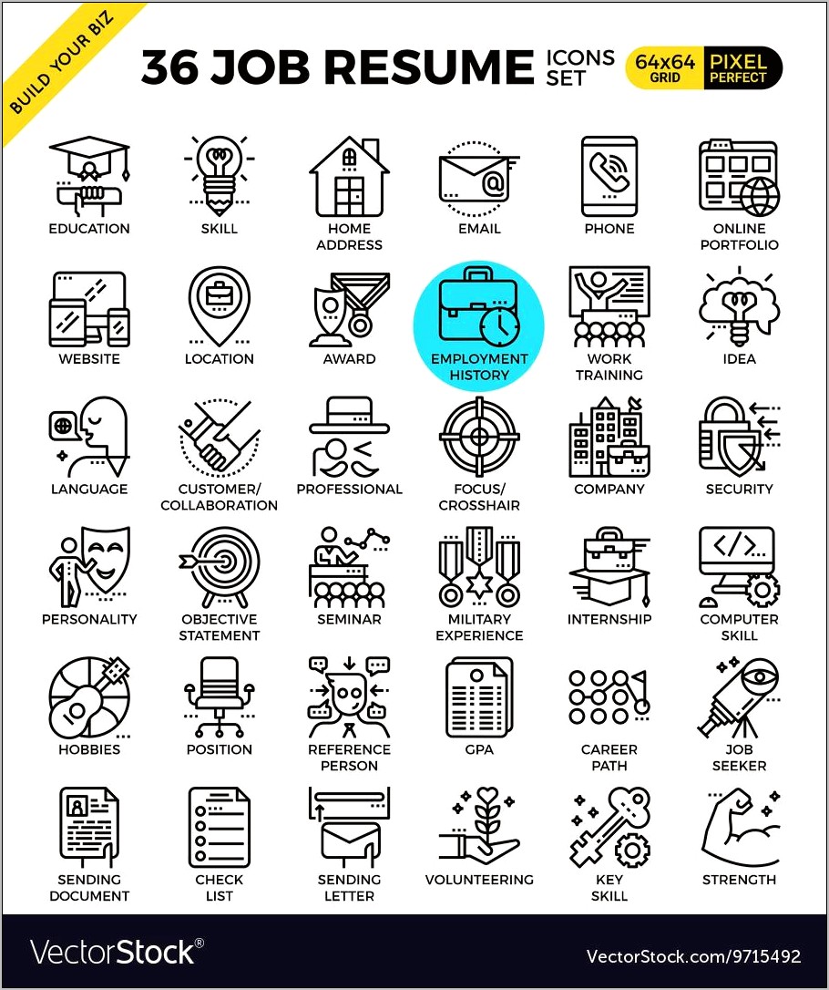 Free Icons For Your Resume