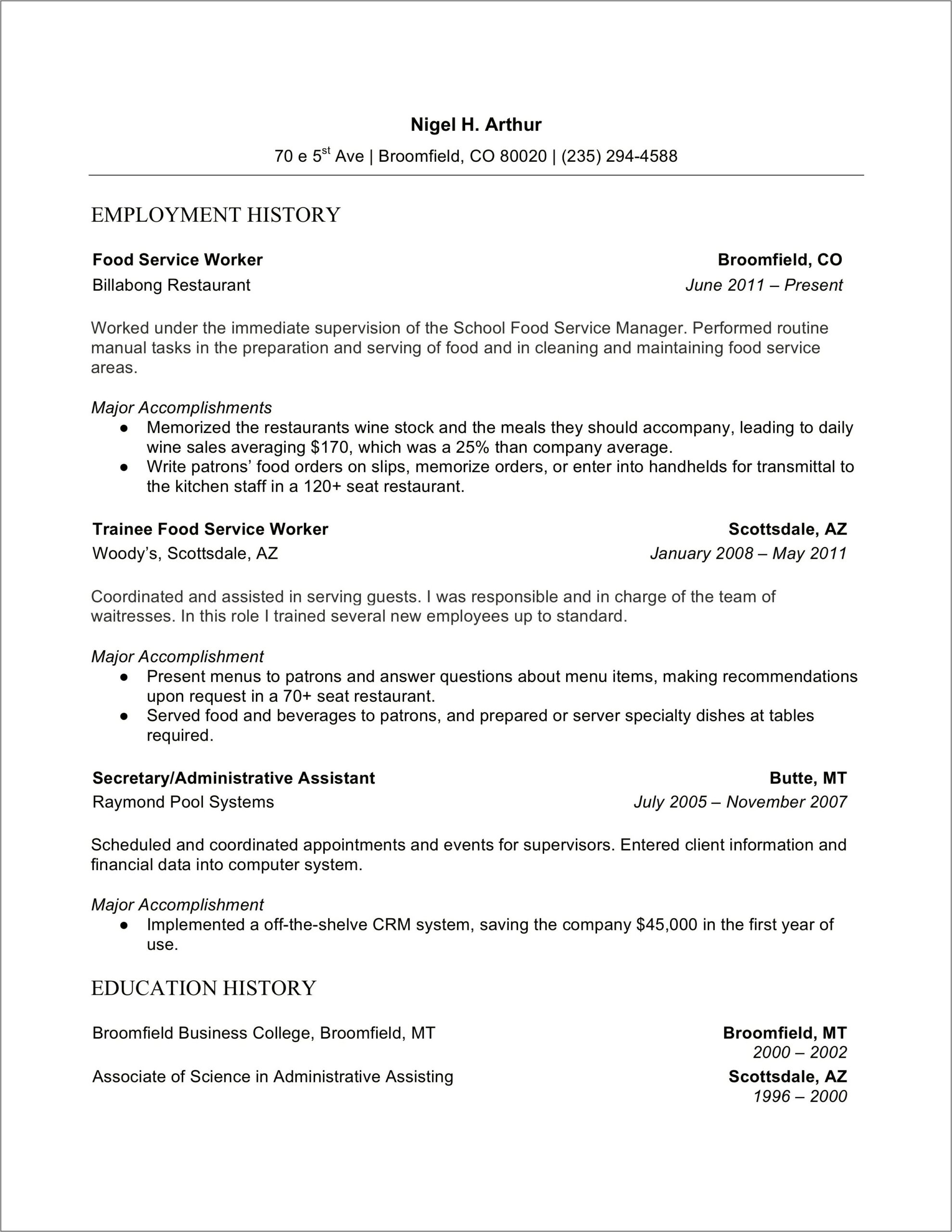 Free Microsoft Office Resume Templates 2007