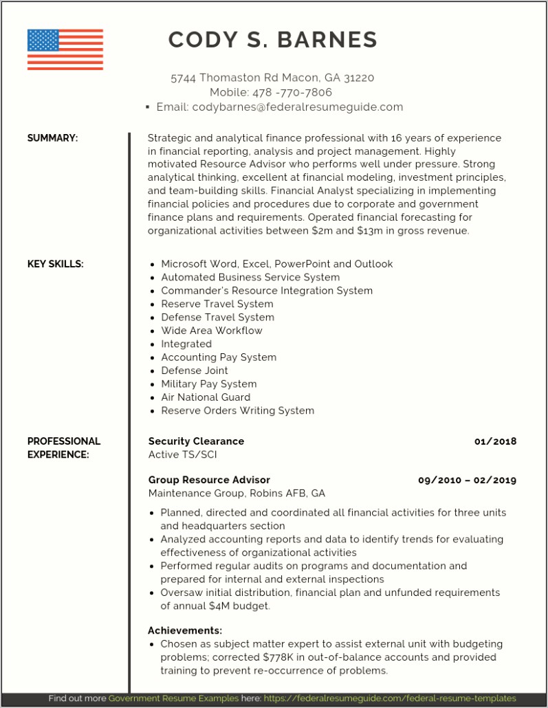 Free Military A1c Crew Chief Resume Templates