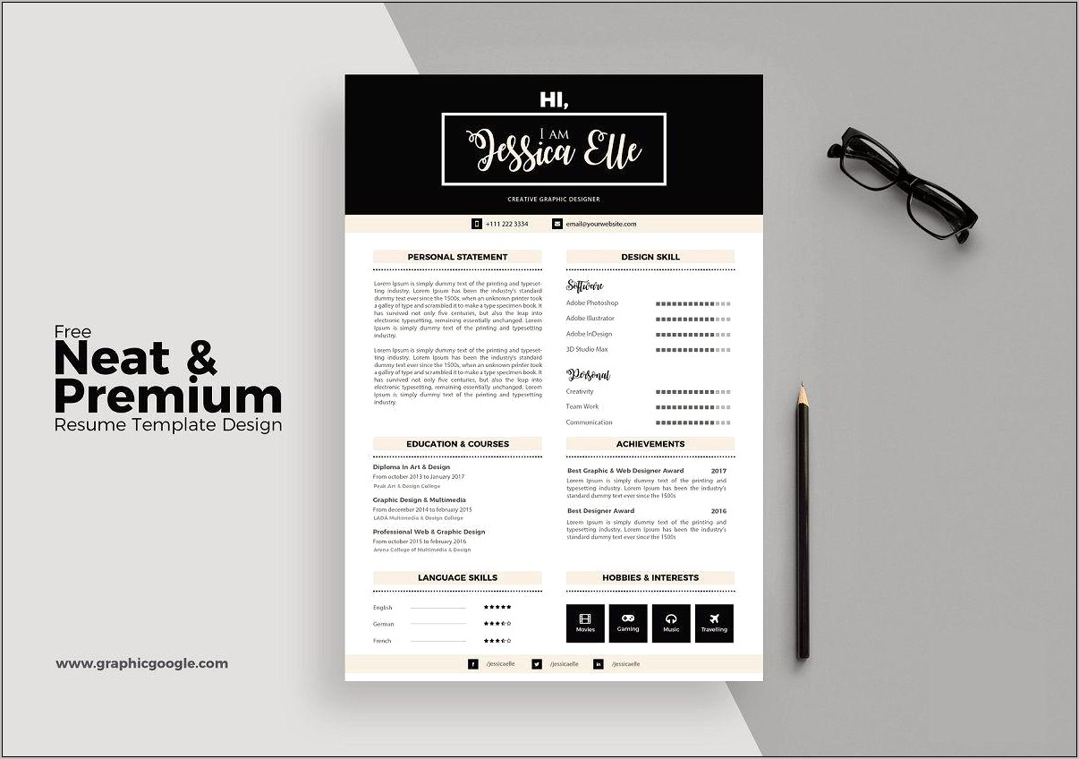 Free Modern Templates For Resumes