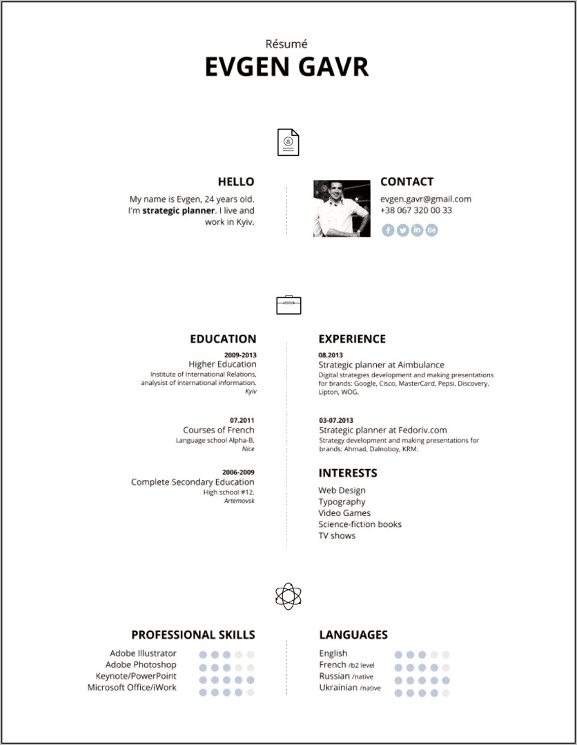 Free Online Word Resume Templates For Mac