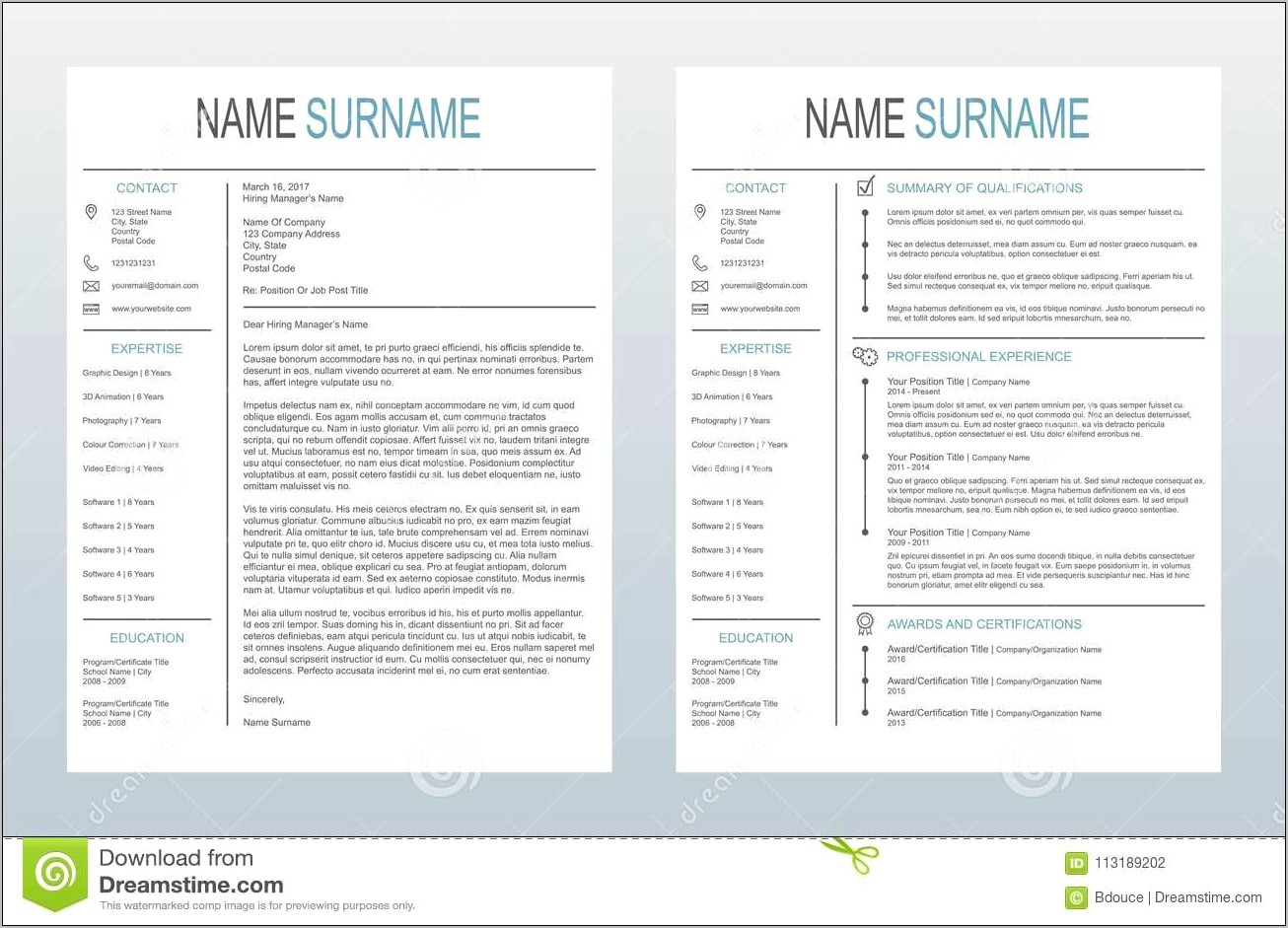 Free Pages Resume Templates 2016