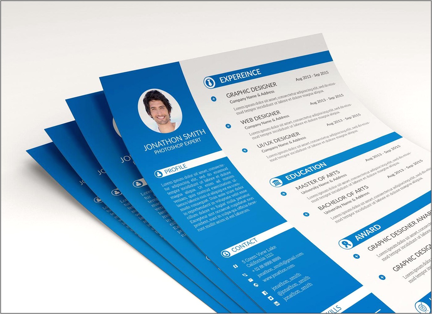 Free Resume And Cover Letter Templates Psd