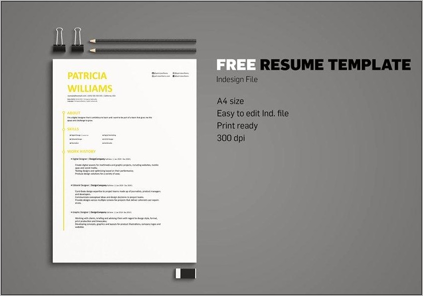 Free Resume And Free To Print