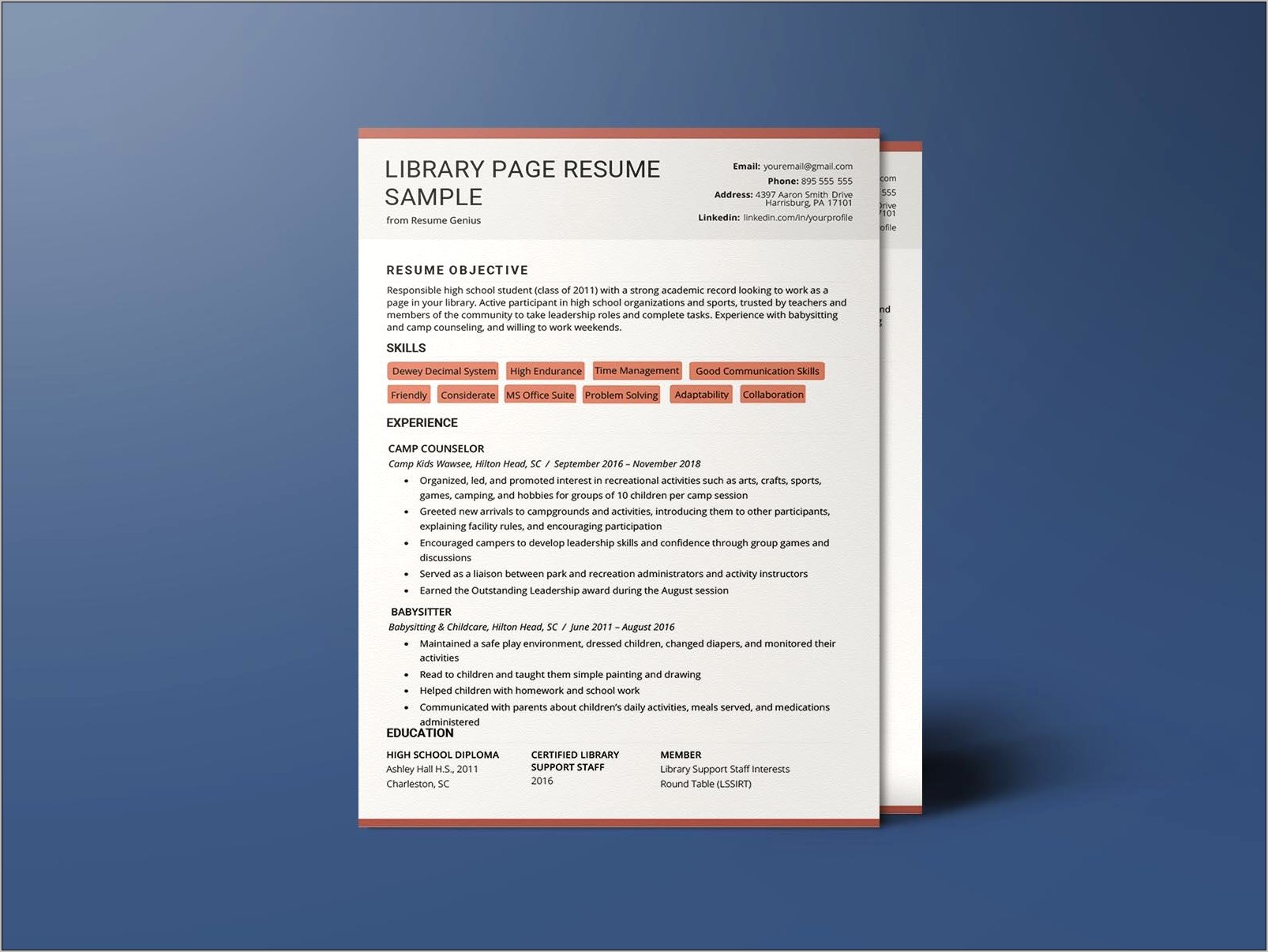 Free Resume Samples For It Students