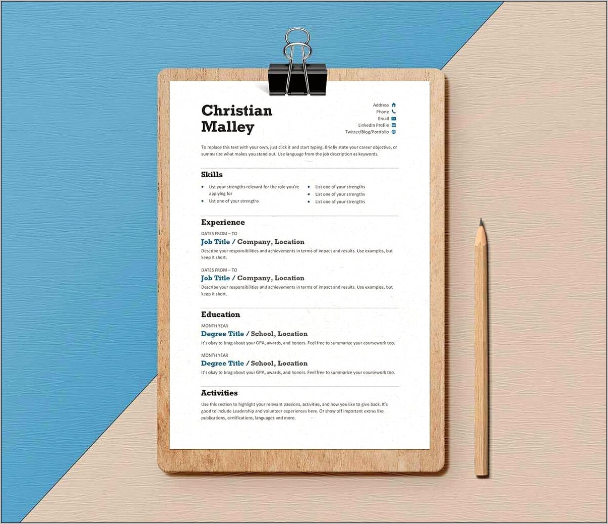 free-resume-template-word-format-resume-example-gallery