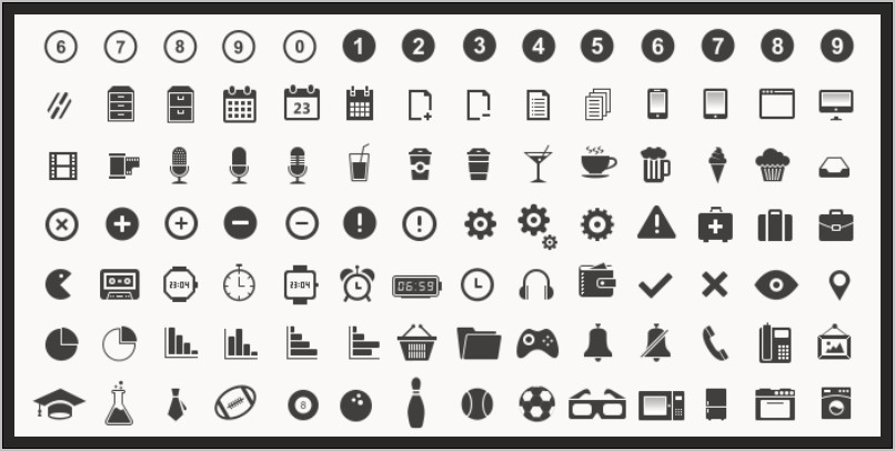Get Free Icons For Your Resume