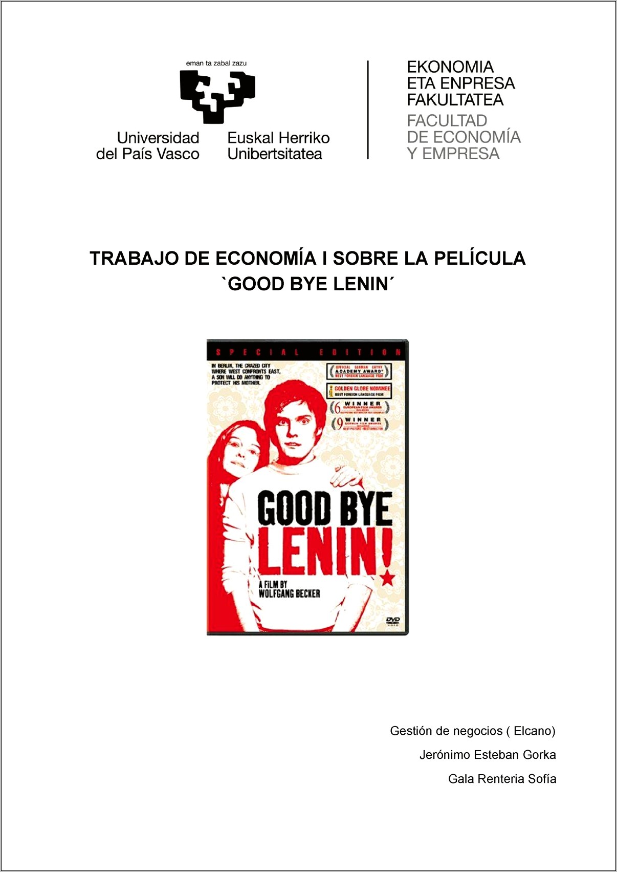 Good Bye Lenin Resumen De La Pelicula