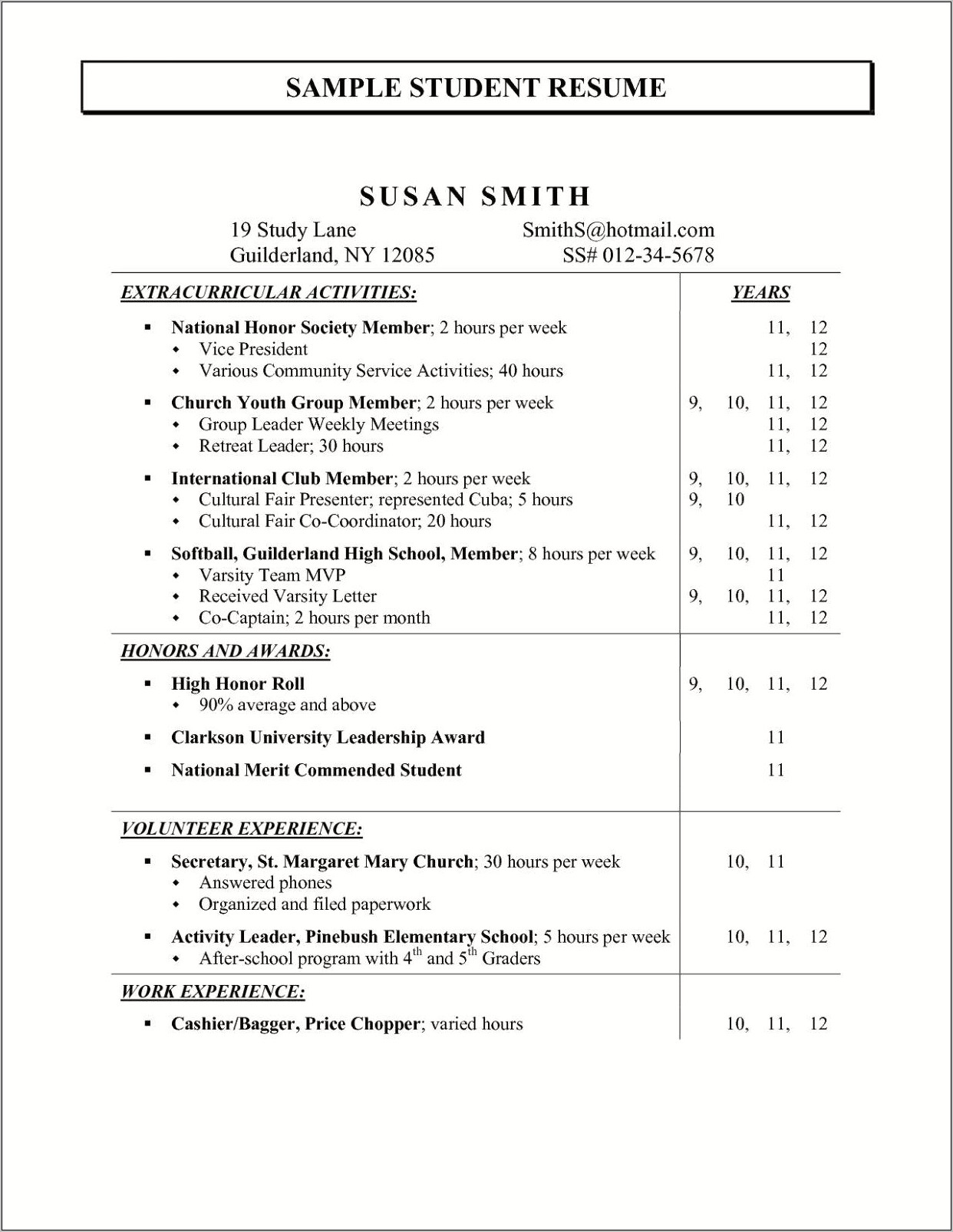 Good Extracurricular Activities To List For Resumes