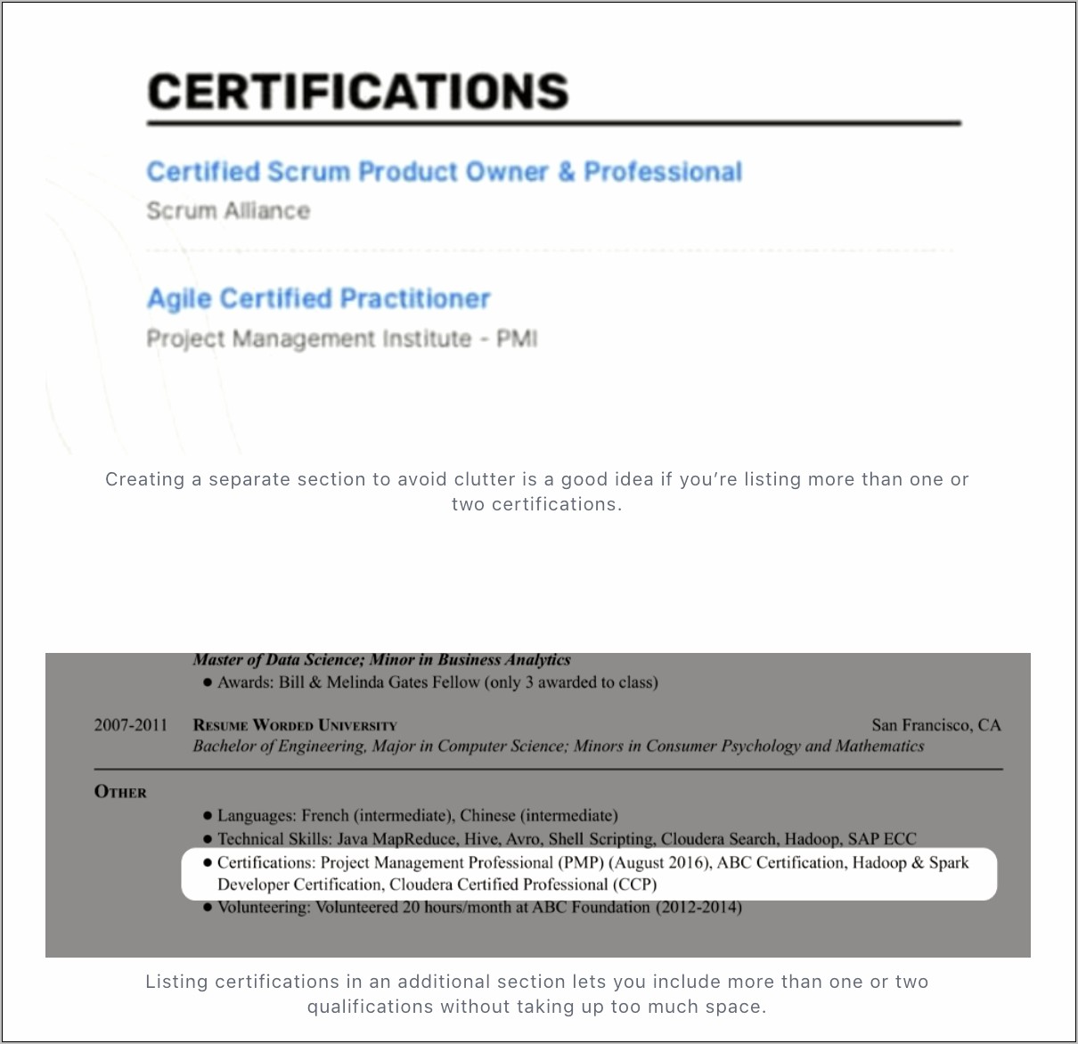 Good It Certifications To Have On Resume