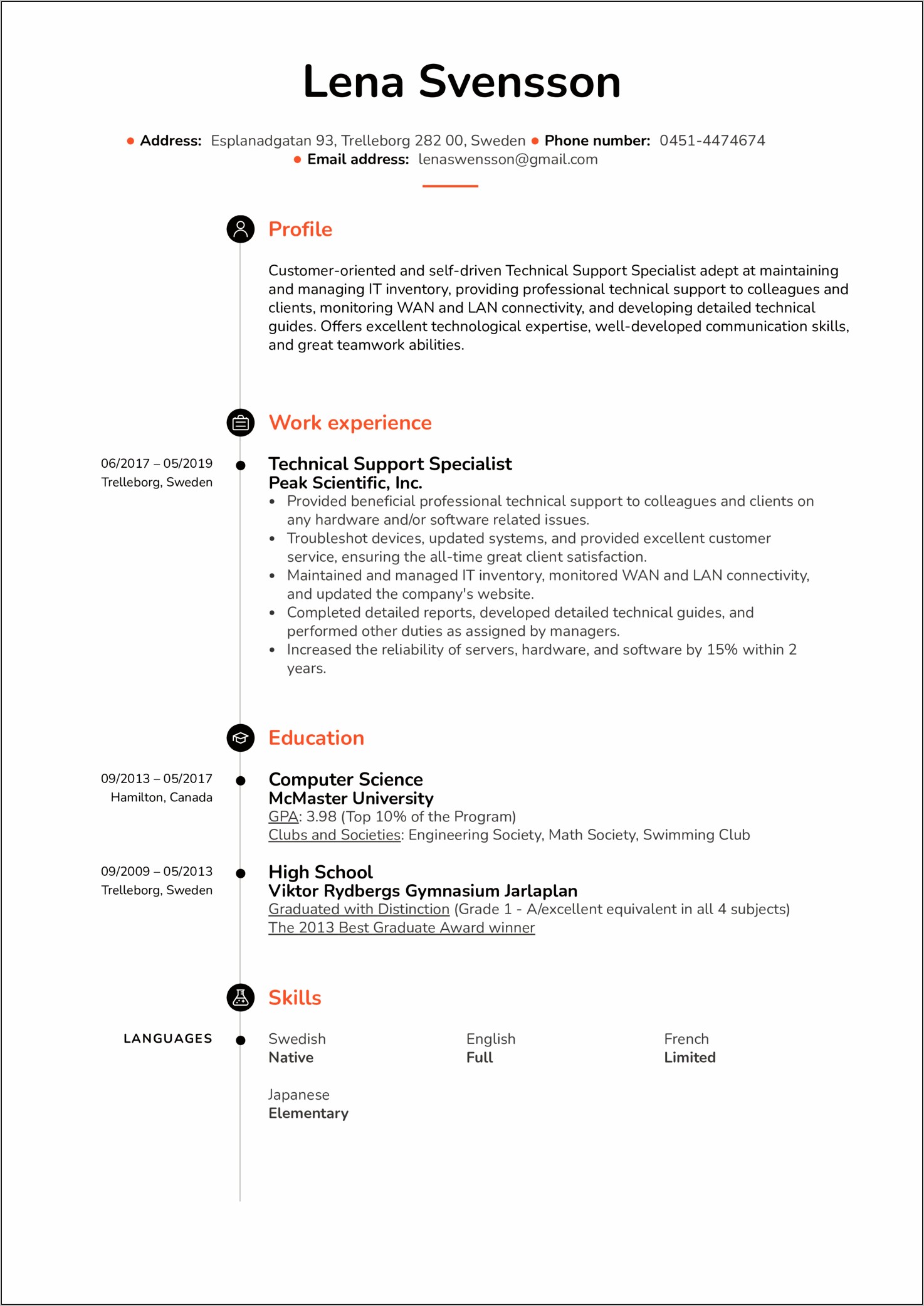 Good Qualifications For Customer Service Resume