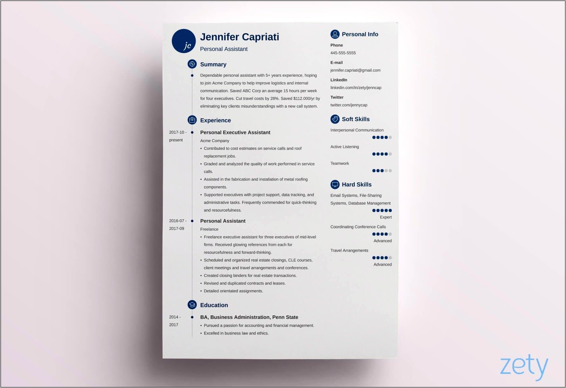 Good Resume Formats For Professionals