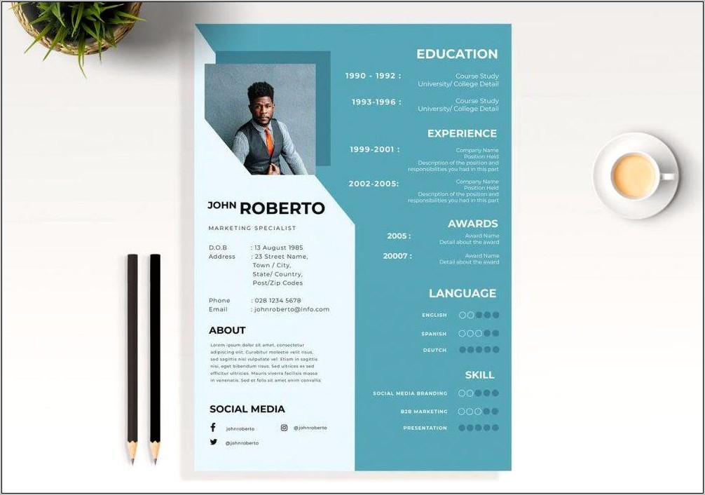 Good Resume Template Free Download
