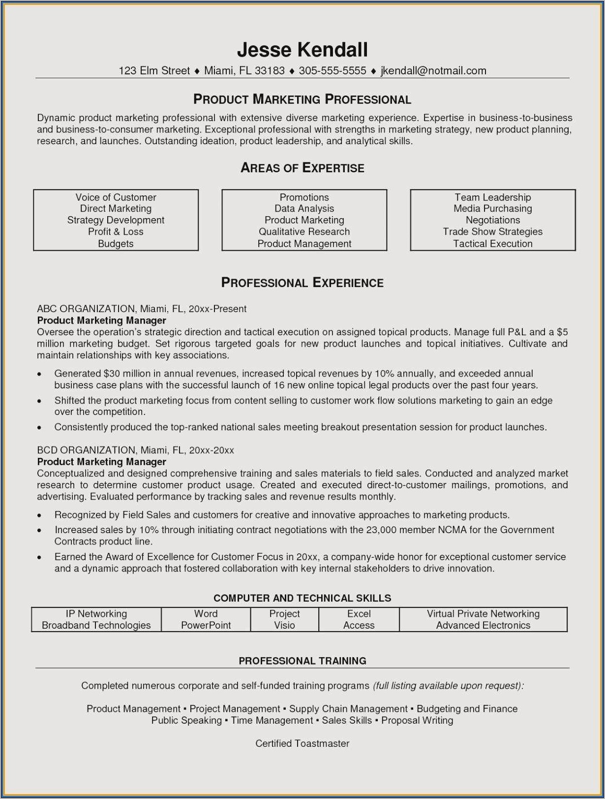 Good Technical Skills For A Resume