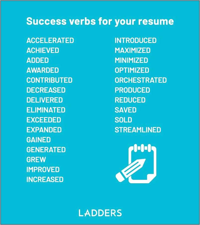 Good Verbs In Resumes To Use
