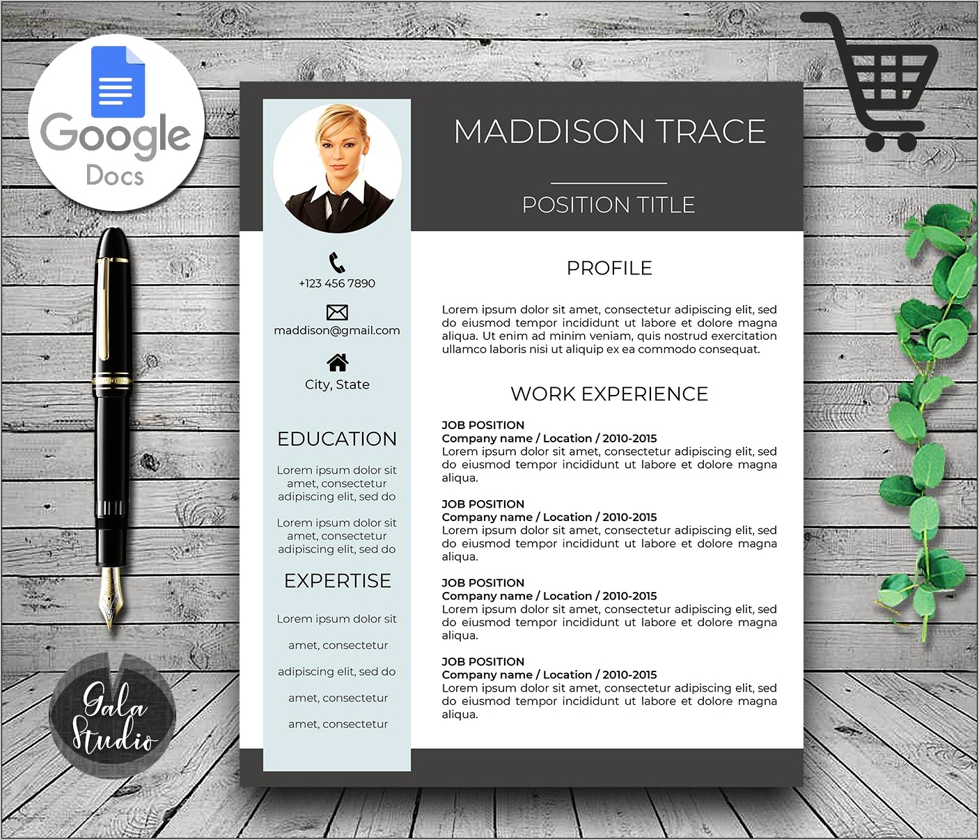 Google Docs Resume Template With Photo