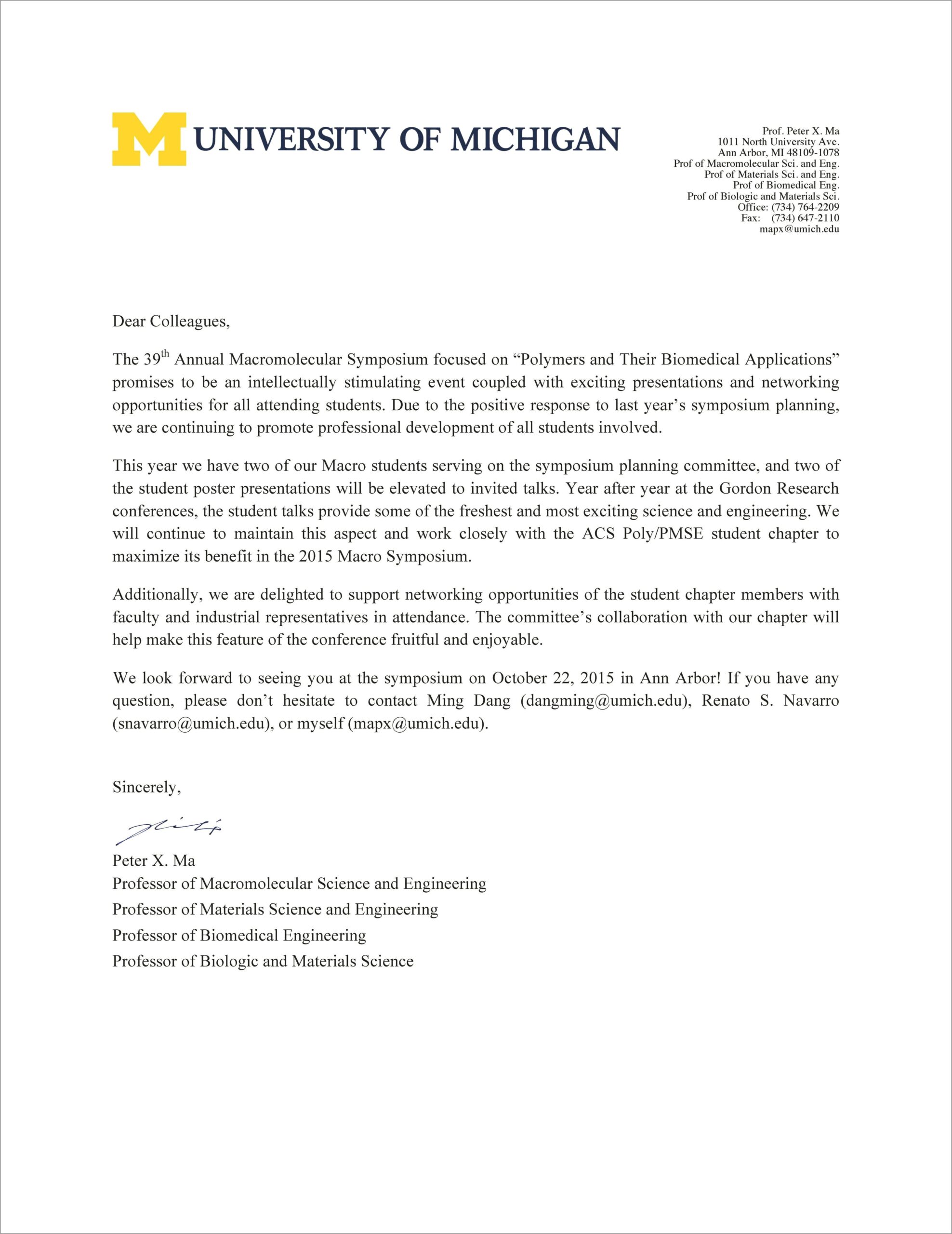 Graduate Student Resume Templates The University Of Michigan