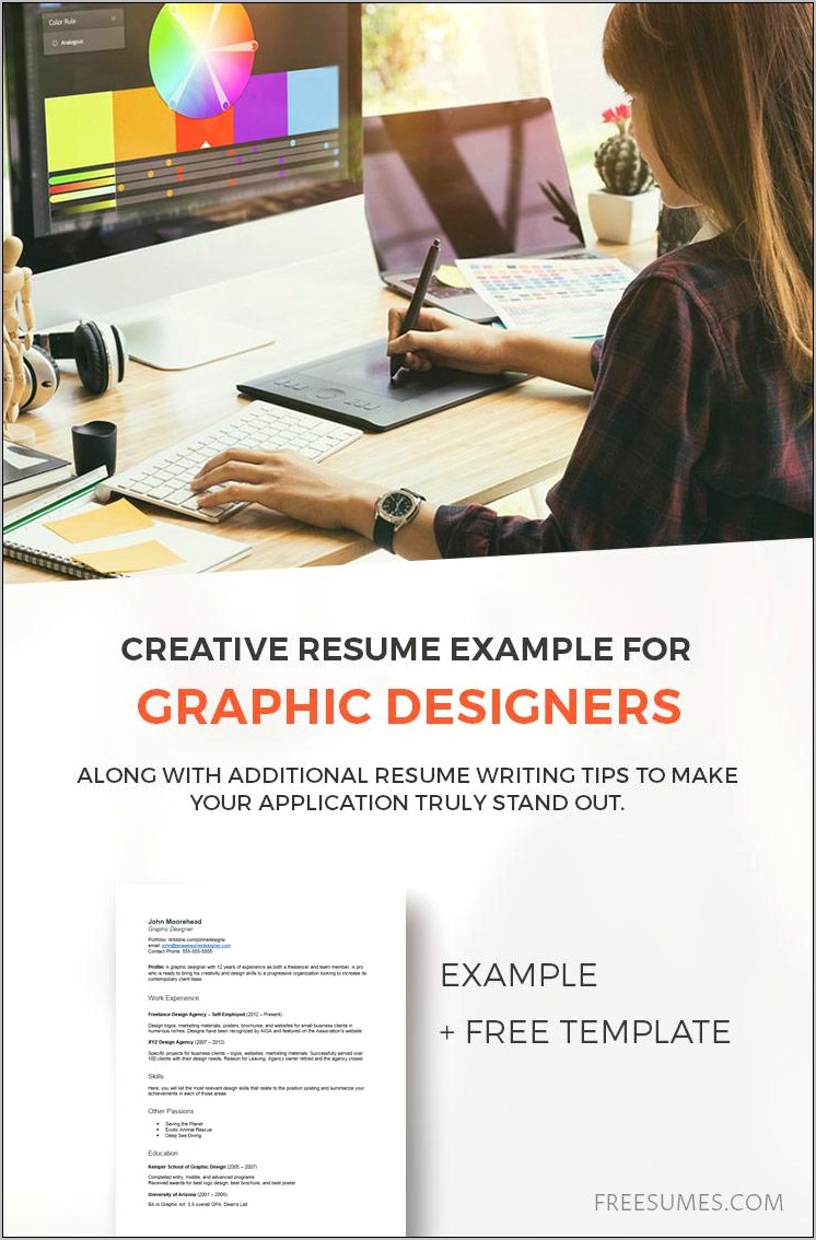 Graphic Design Marketing Brochures Objective Statement Resume
