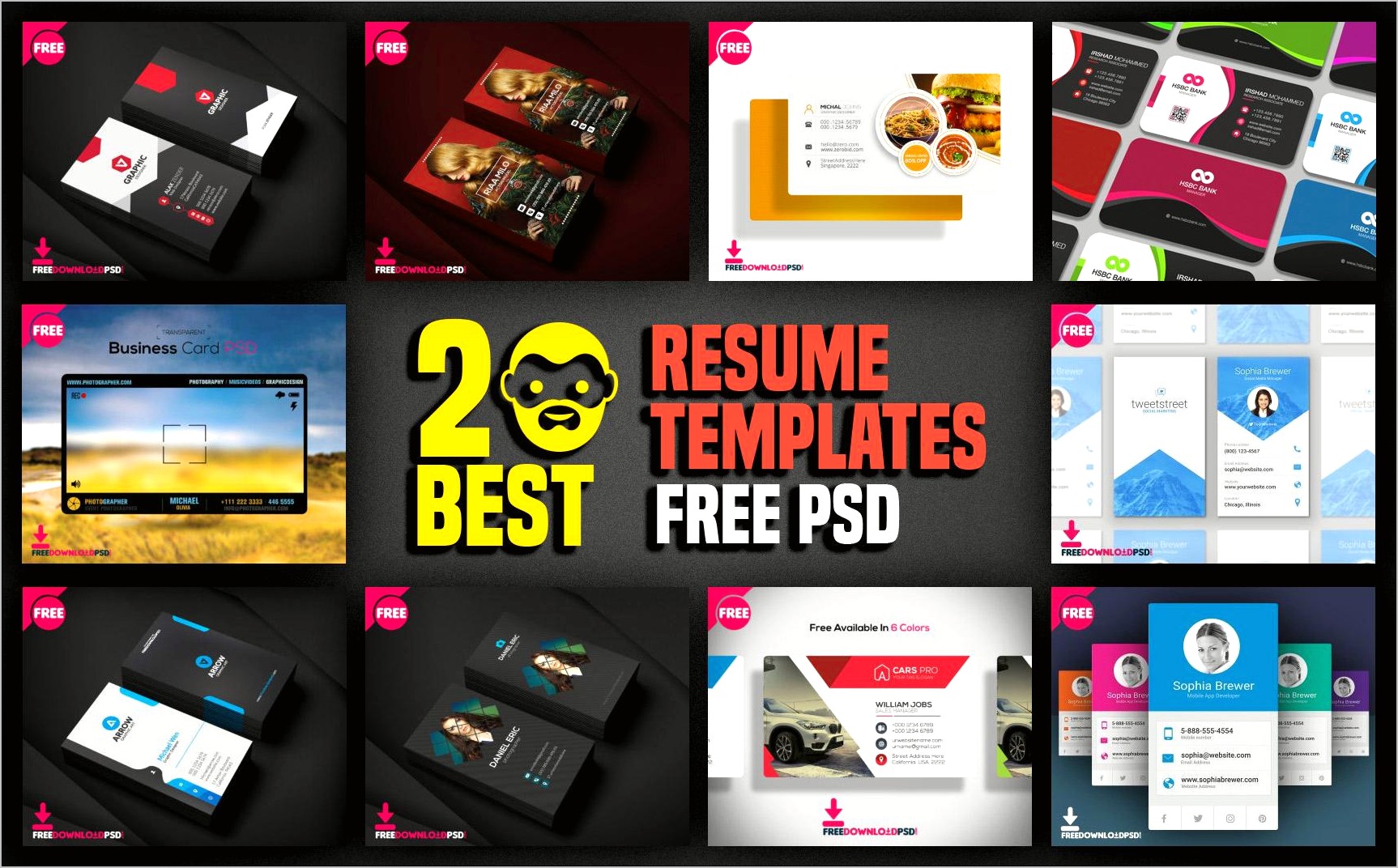 Graphic Designer Resume Psd Free Download