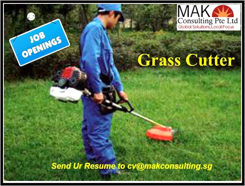 Grass Cutter Job Description For Resume