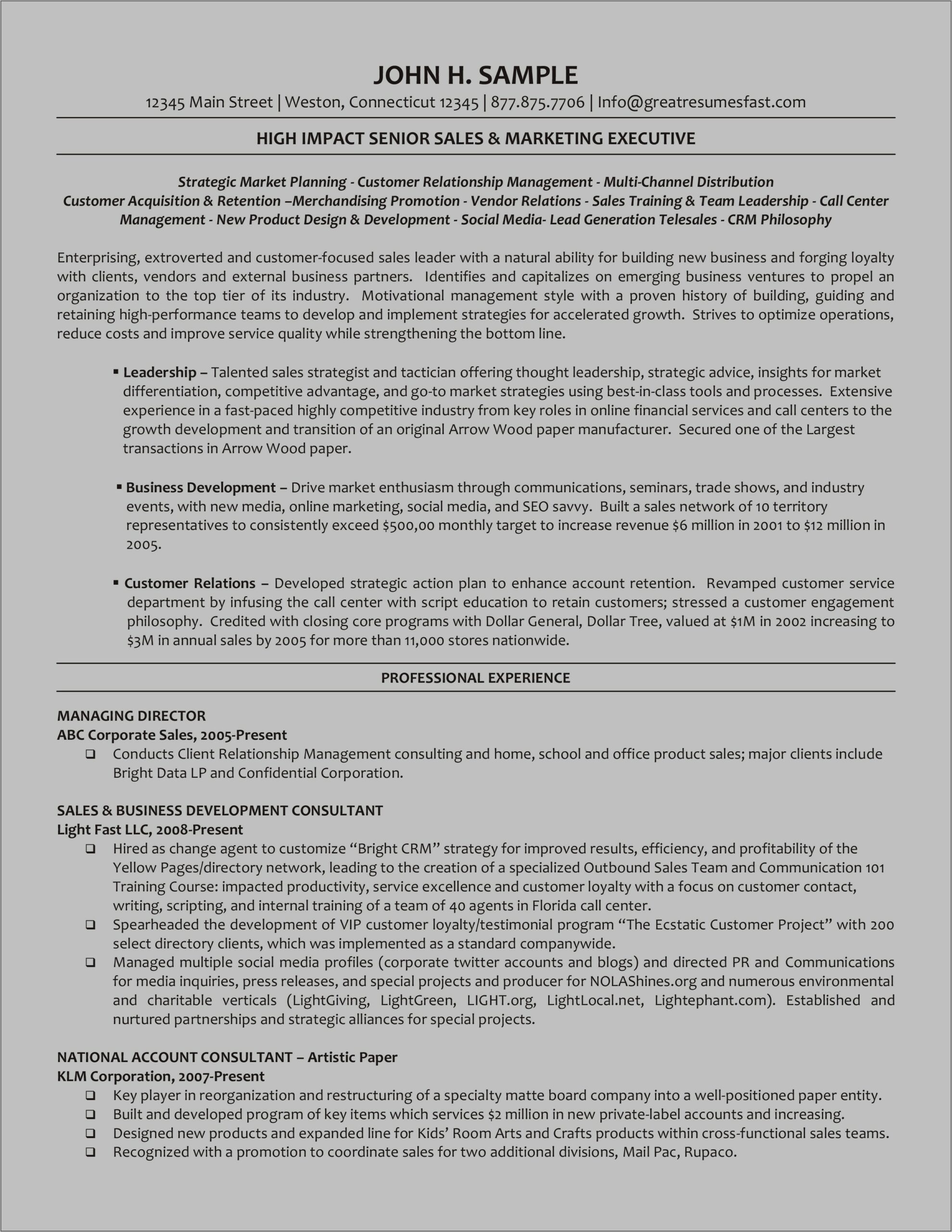 Great Call Center Manager Resume Examples