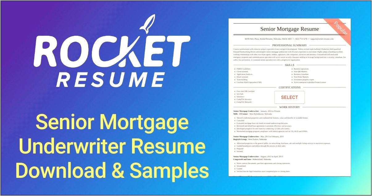 Great Example Of An Underwriter Assistants Resume