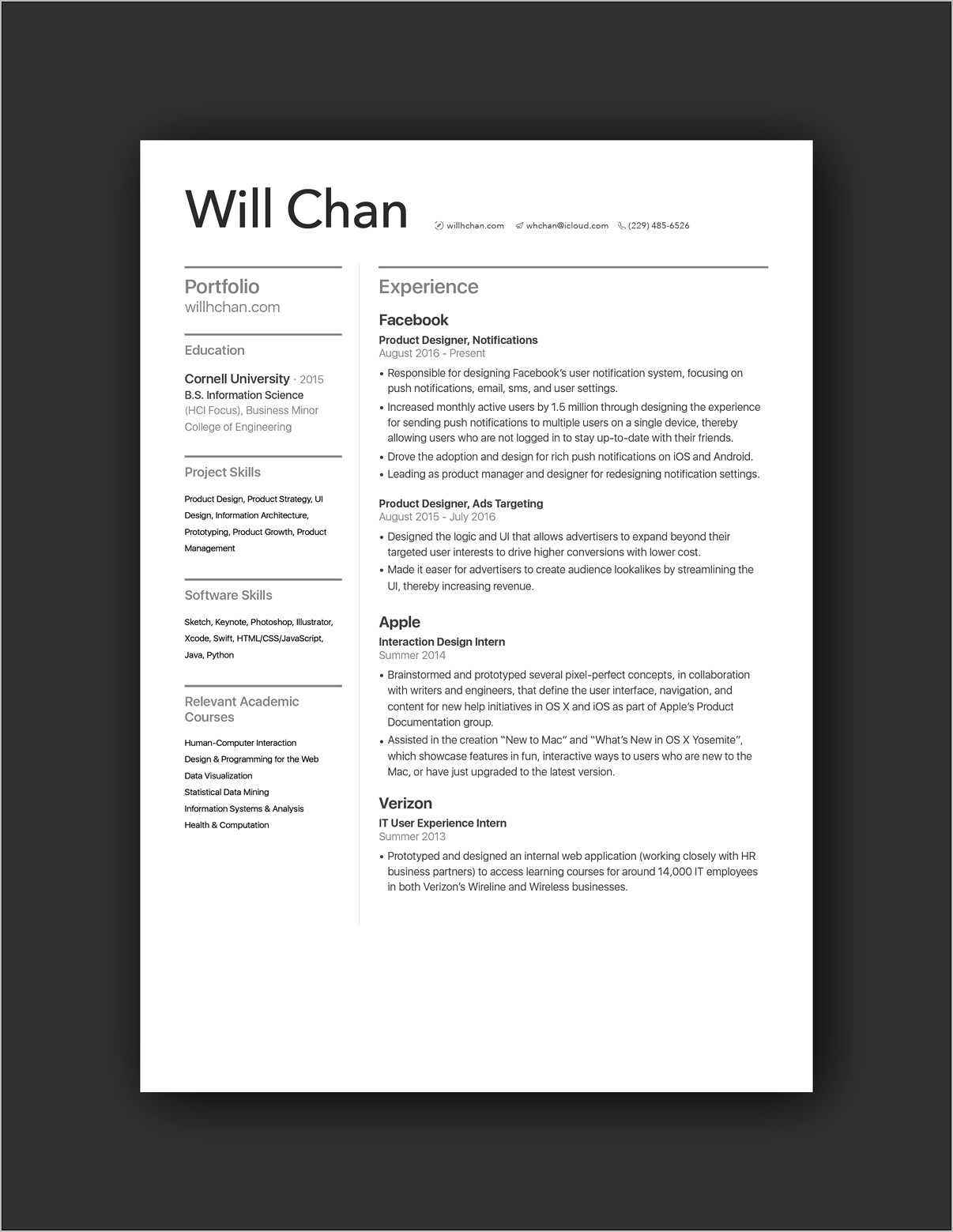 Great Ux Designer Resumes With No Work Experience