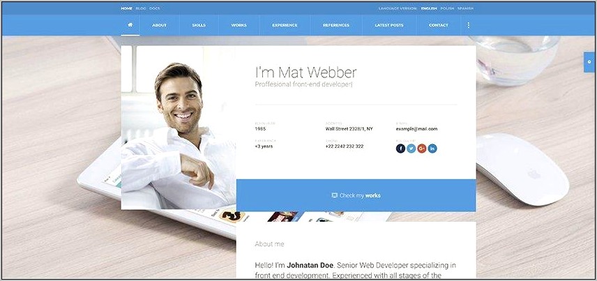 Great Website Examples Of Resume Submission