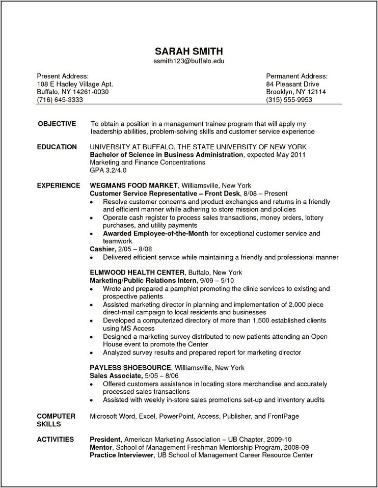 Grocery Store Manager Job Description Resume