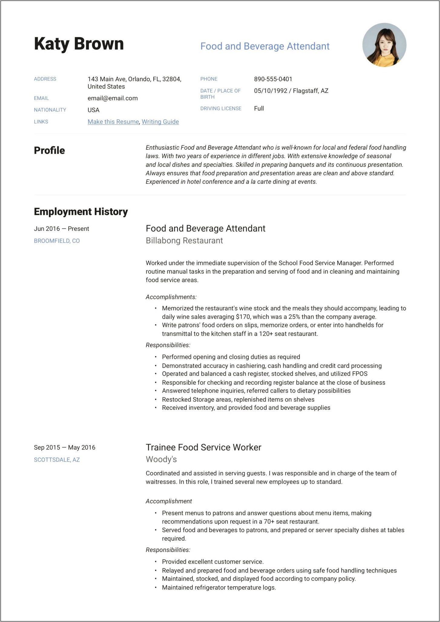 Guest Experience Associate Job Description Resume