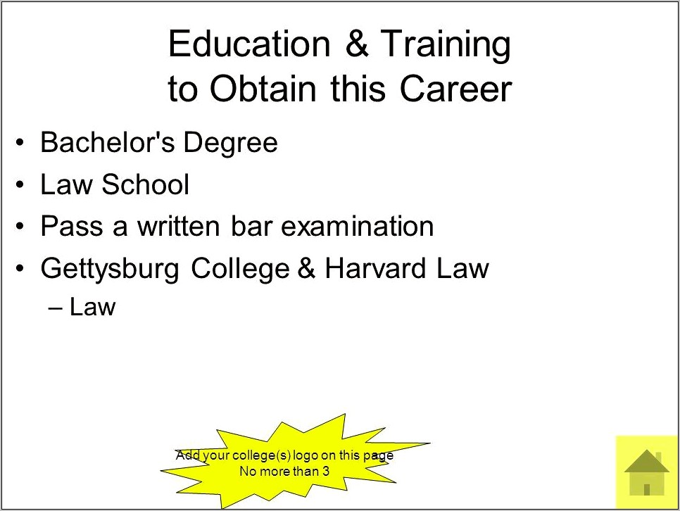 Harvard Law School Resume For Scholarships