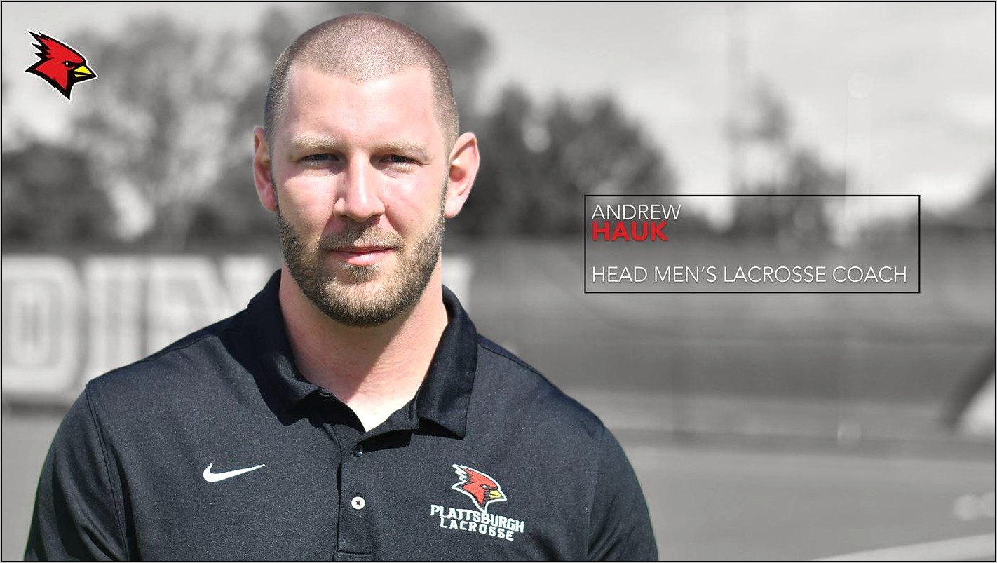 Head Men's Lacrosse Coach Resume Example