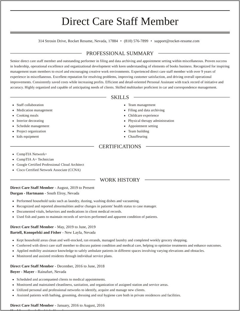 Health Coach And Personal Chef Sample Resume