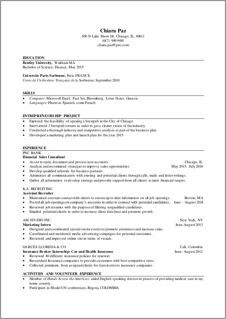 Health Insurance Broker Job Description Resume
