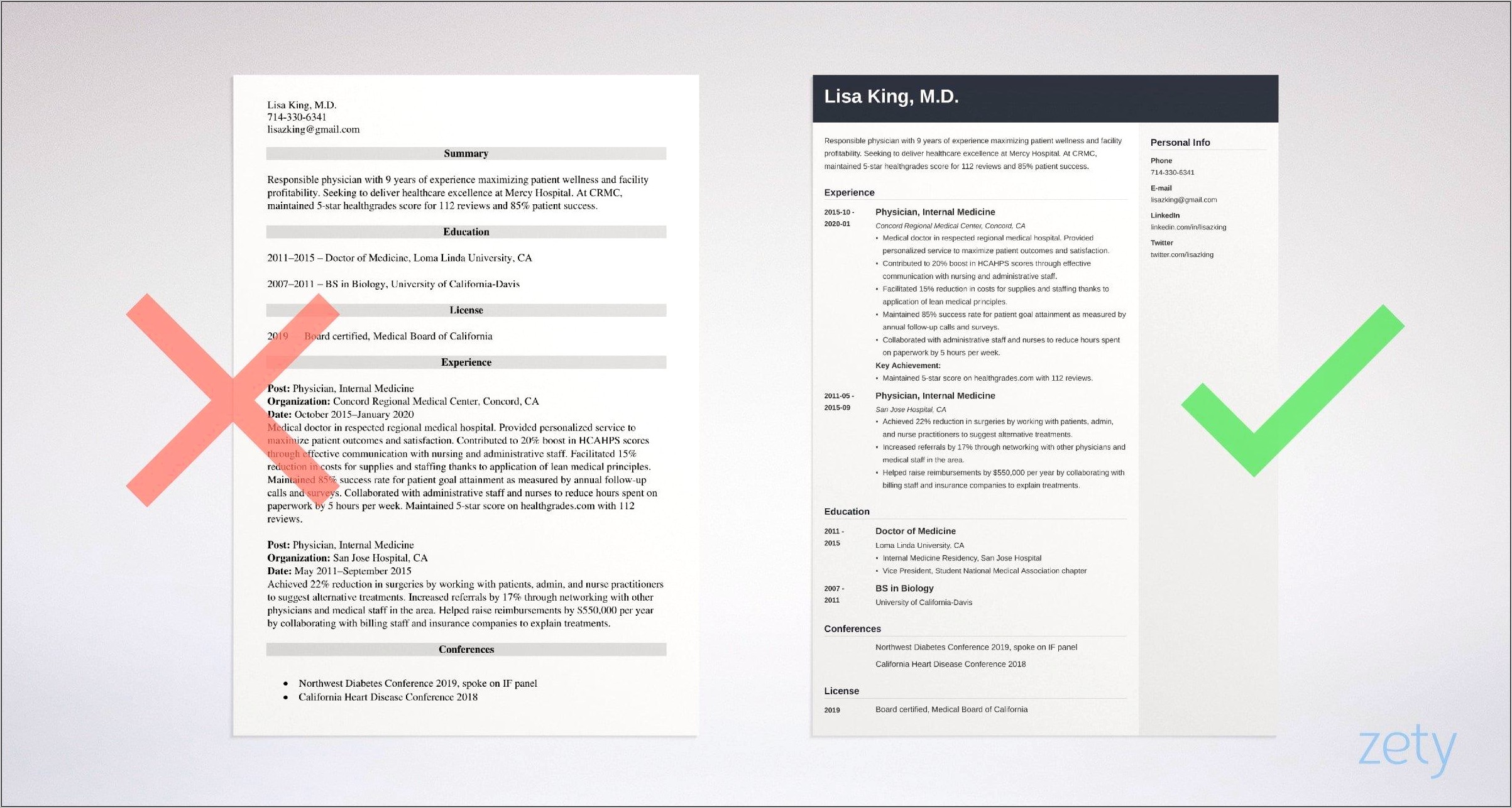 Healthcare Resume Templates Word Free Download