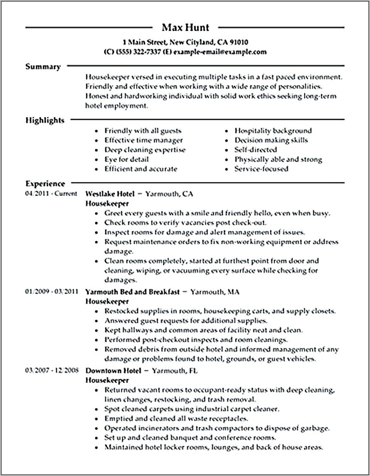 Helping With A Resume Skills And Ability