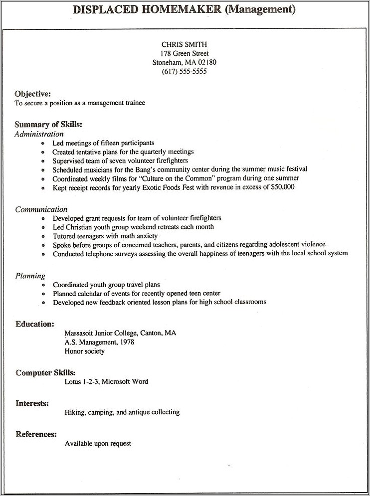 Home Healht Aide Instructor Resume Example