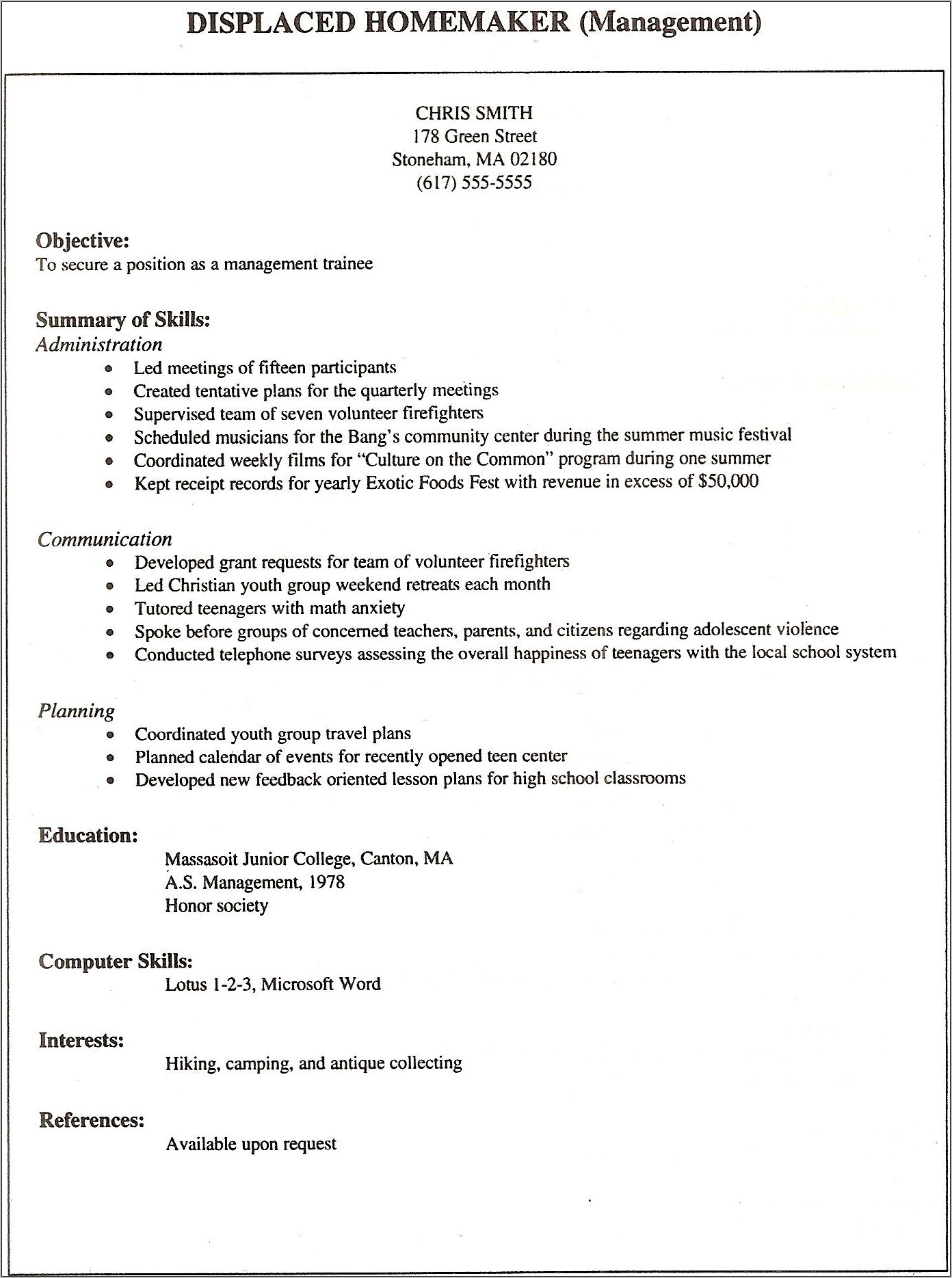 Home Health Aide Job Summary For Resume