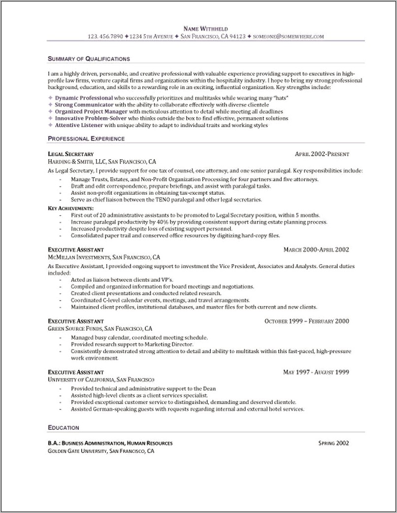 Hospital Liaison Assistant Resume Professional Summary